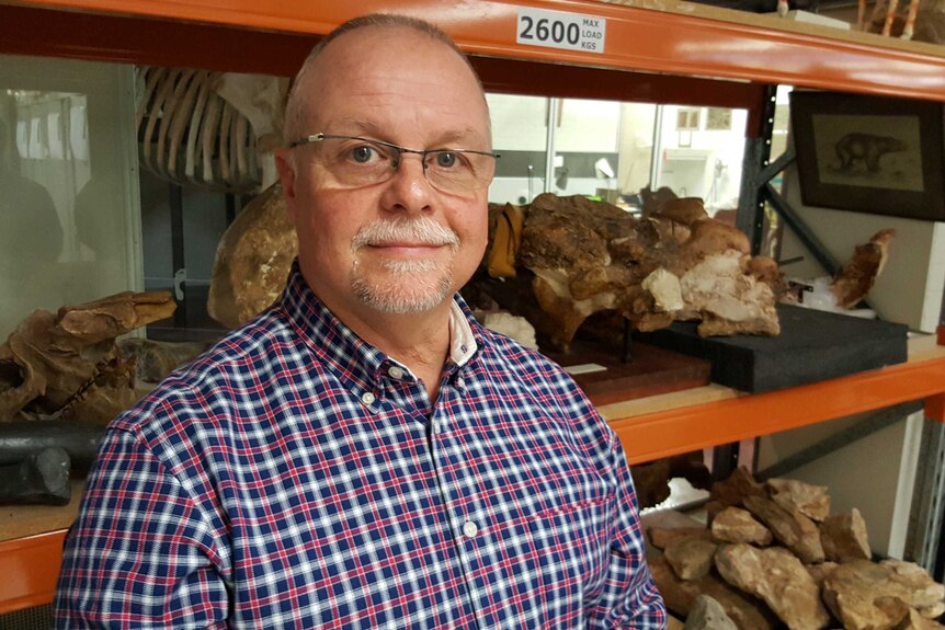 SA Museum geologist Ben McHenry