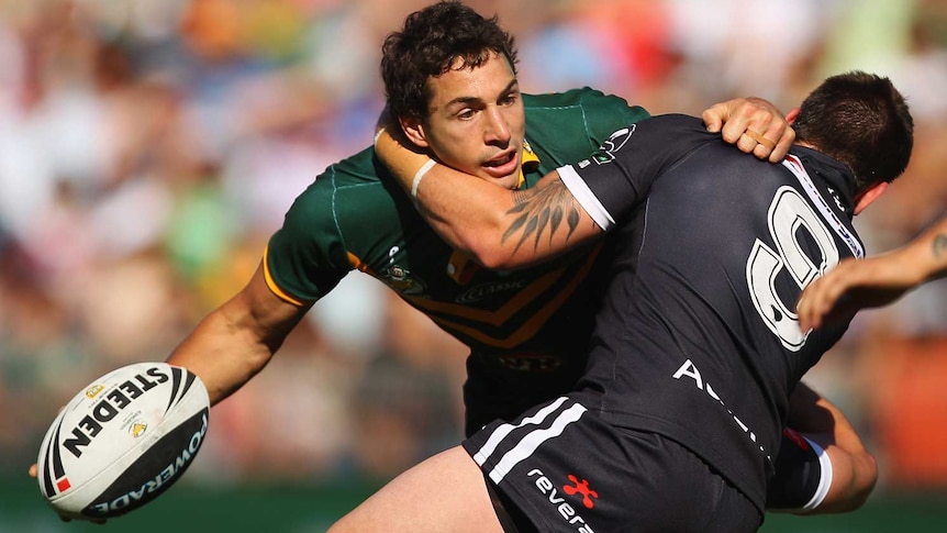 Slater takes on the Kiwi defence