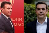 Zaev-Tsipras composite image