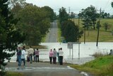 Some roads in the Hunter region have already been cut off by floodwaters.
