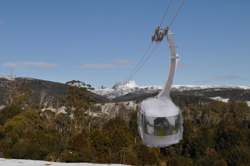 Artist's impression of proposed Cradle Mountain Cableway.