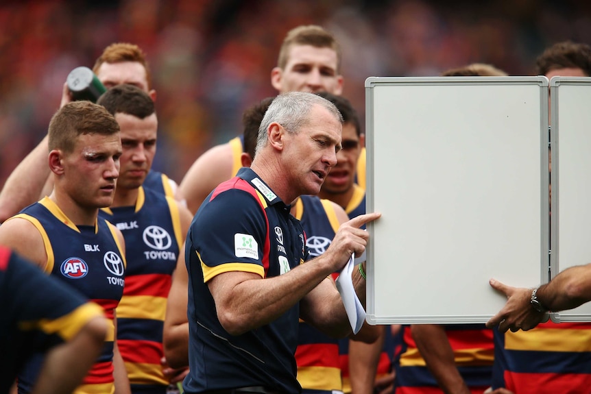 Phil Walsh with the team