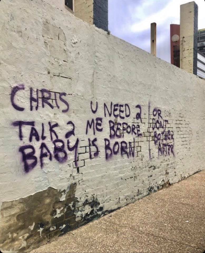 Frankston Graffiti Dedicated To Mystery Man 'Chris' Removed After Being ...