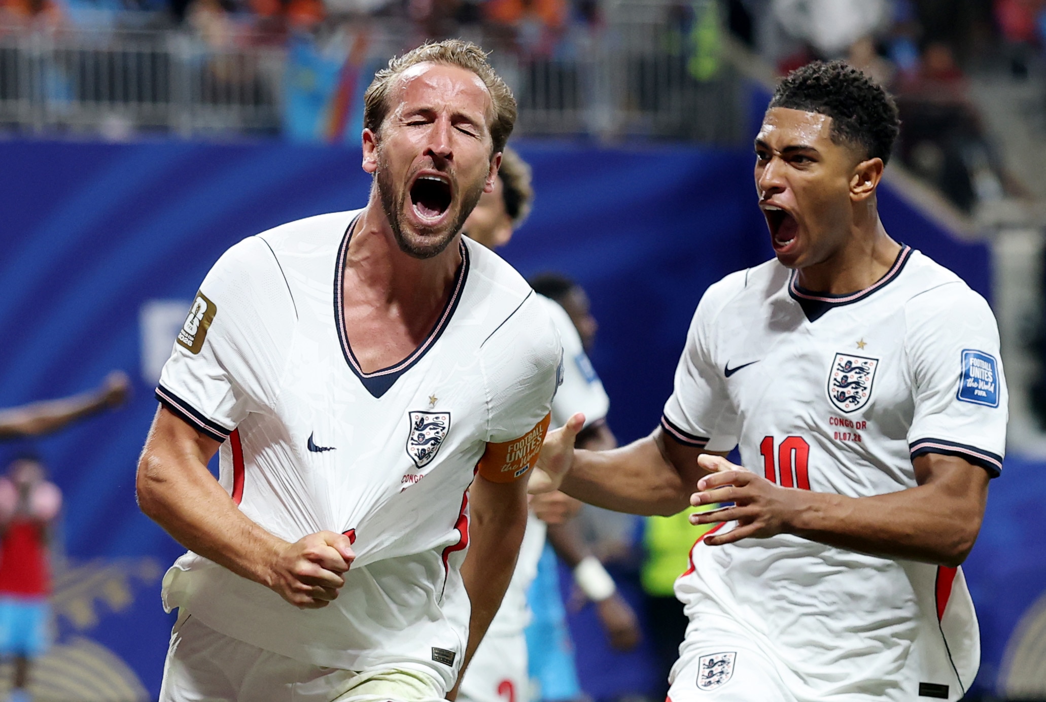 Live: Kane double act saves England after massive scare against DR Congo 