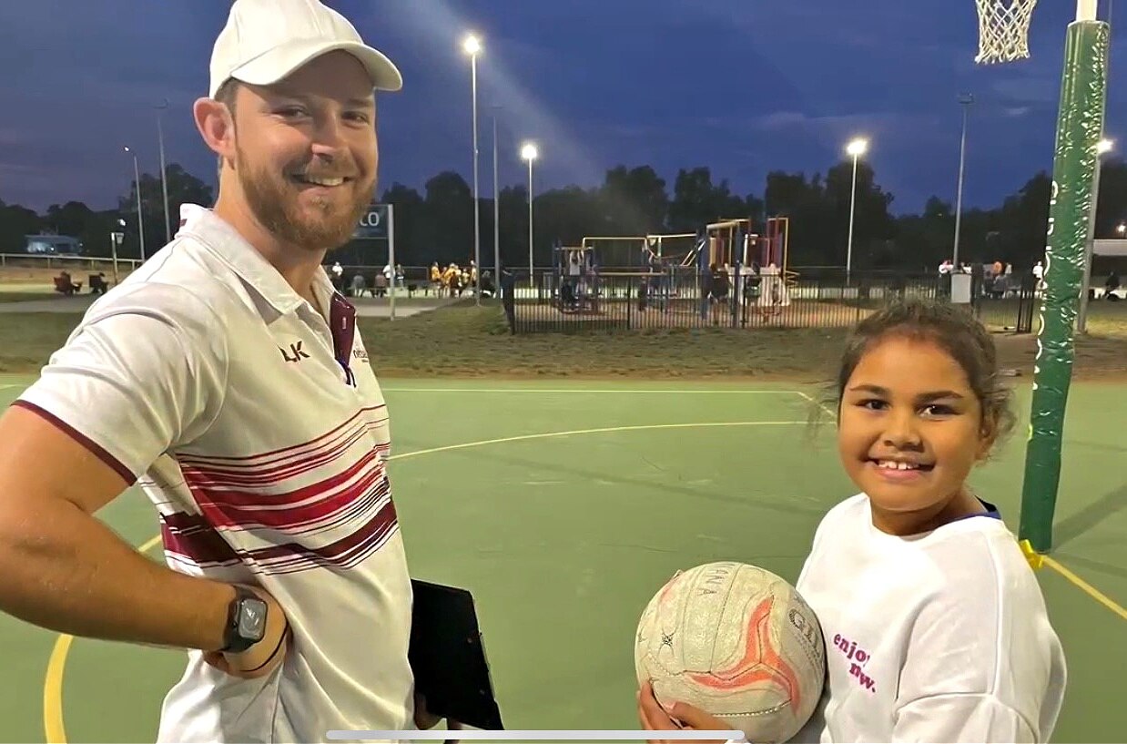 Netball Queensland's youngest umpire calls on more kids to take up the