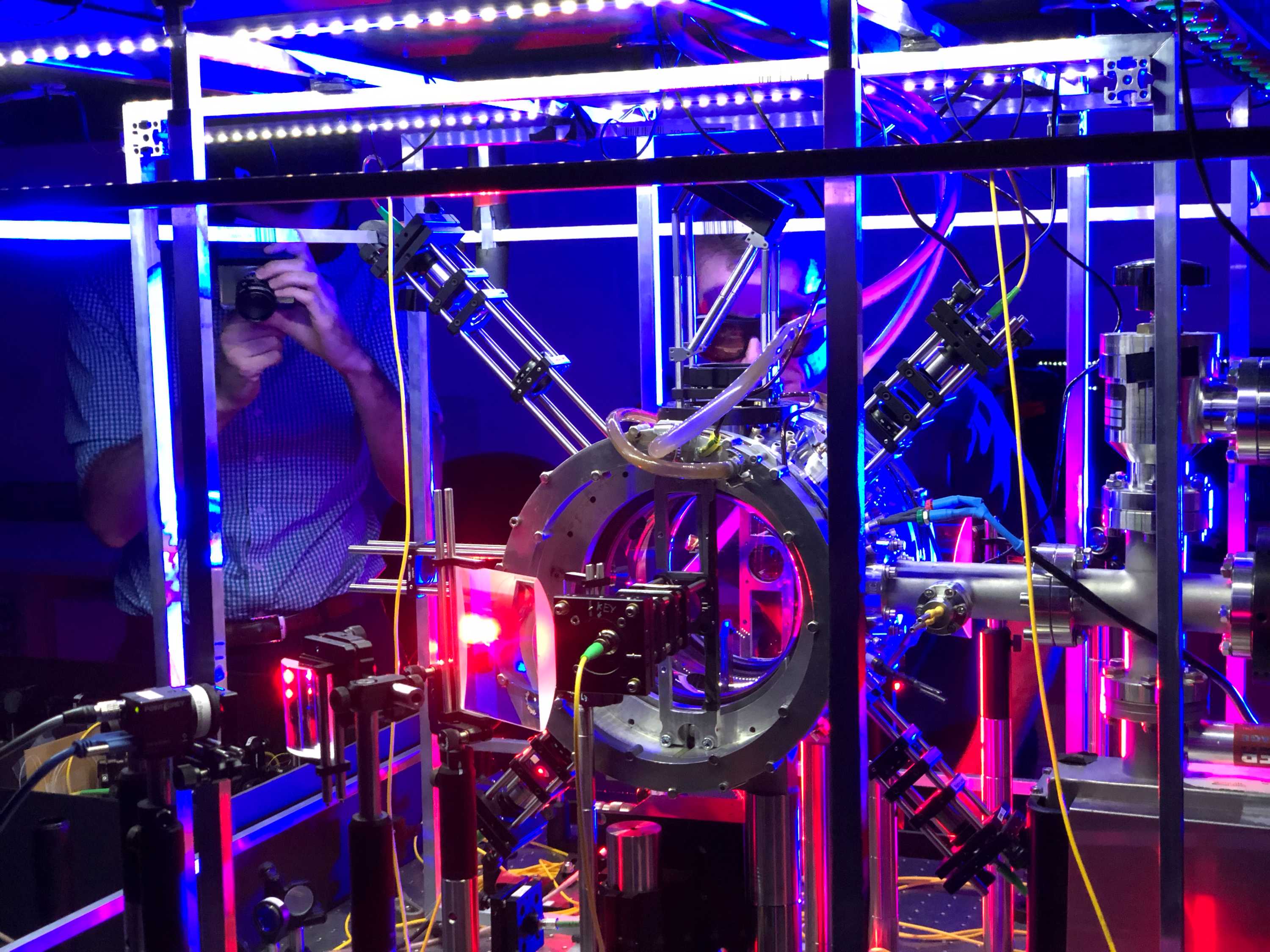 Laboratory in the Institute for Photonics and Advanced Sensing at the University of Adelaide