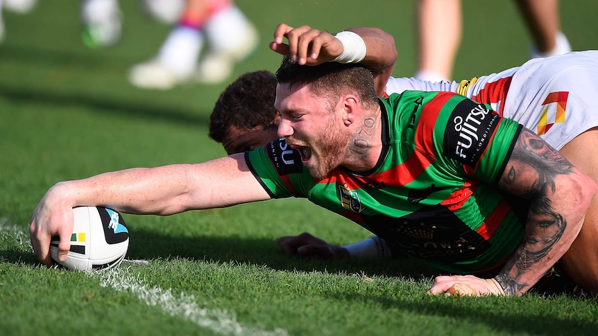 Chris McQueen scores for Souths