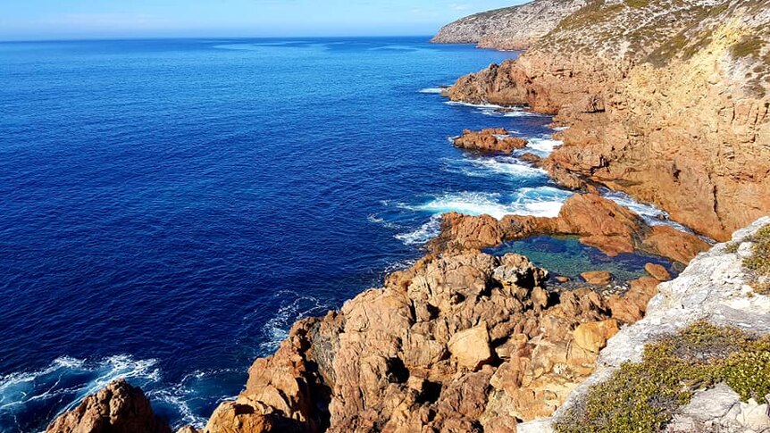 Cliffs in the Whaler's Way Sanctuary south of Port Lincoln.