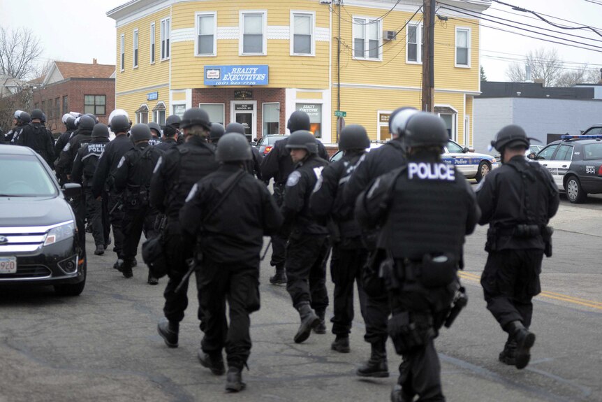 Police take to the streets of Watertown