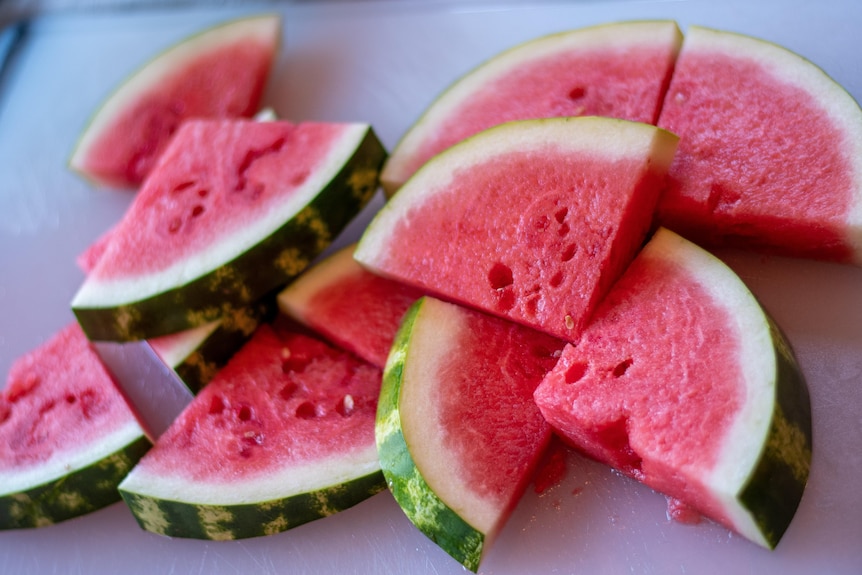 slices of watermelon