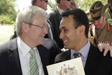 Australia Day message: PM Kevin Rudd talks with Adil El Mejhad from Morrocco