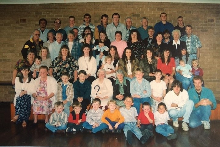 Eather Family reunion in 1995