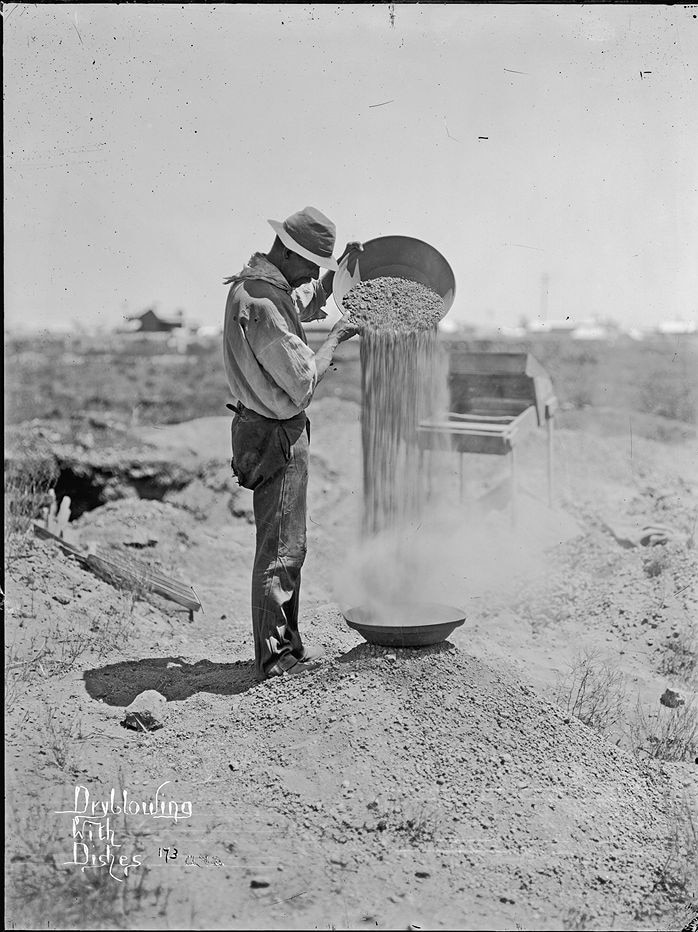 Early gold miner