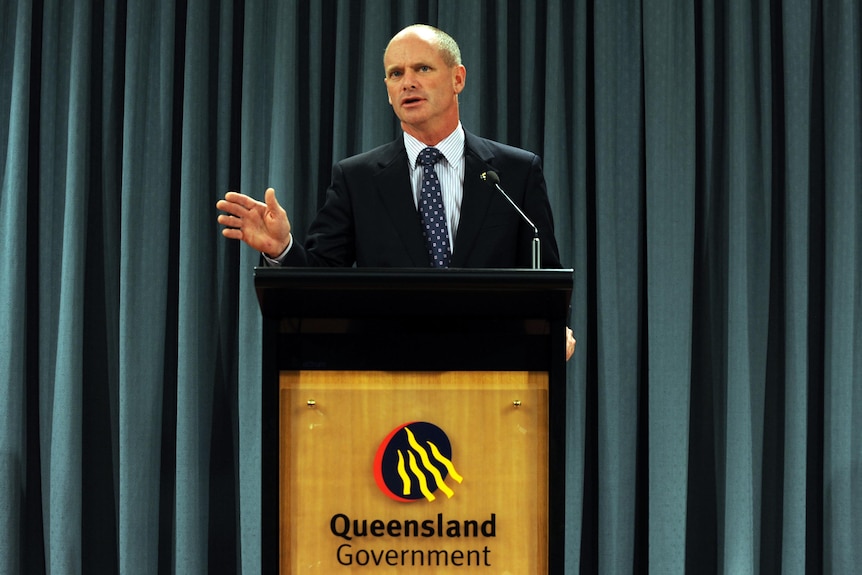 Campbell Newman first press conference as Premier