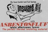 An advertisement spruiking the benefits of using Mr Fluffy asbestos insulation.
