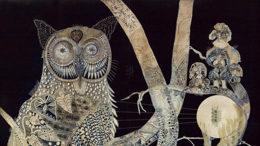 Self portrait - Morning Bay: Joshua Yeldham's entry in the Archibald Prize 2013.