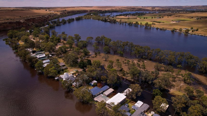 A town next to a river