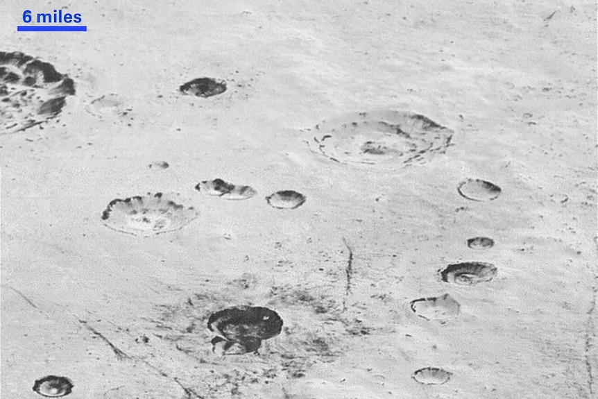 Pluto craters