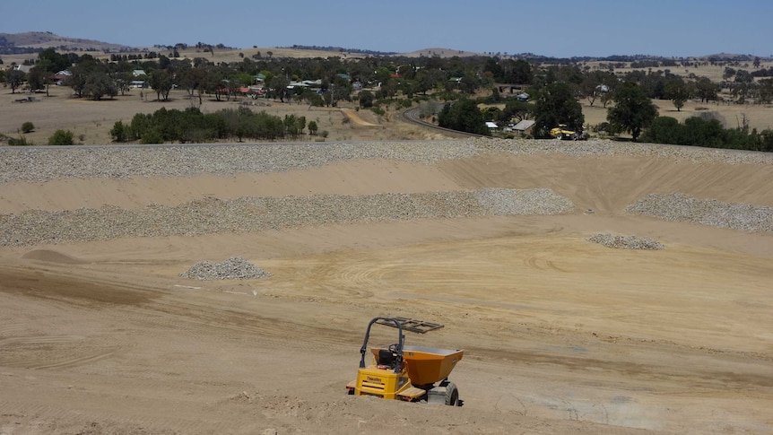 New dam for Gunning in New South Wales.