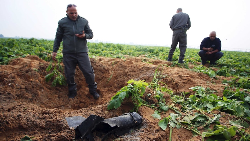 Rocket lands in Israel