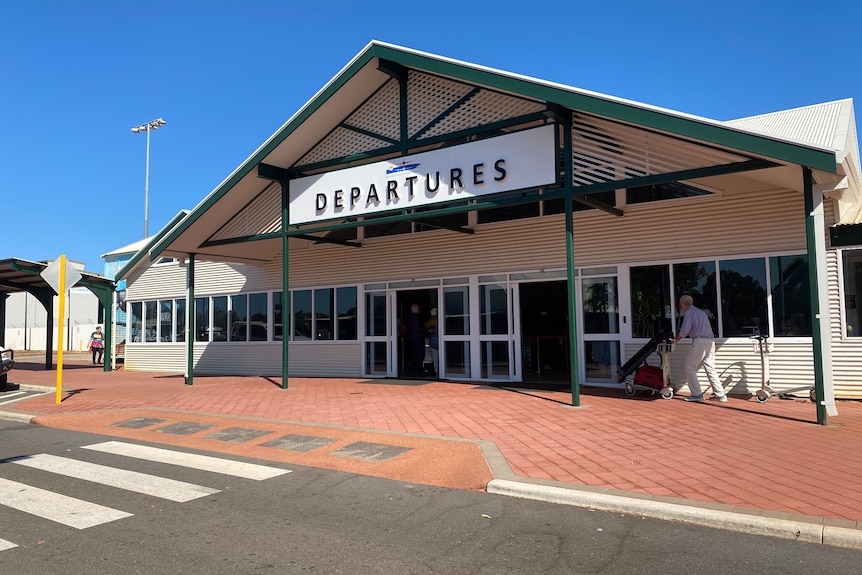 Departure gates at Broome Airport