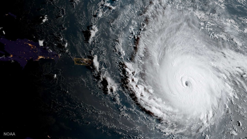 Hurricane Irma barrels into the Caribbean (Photo: Reuters/NOAA)