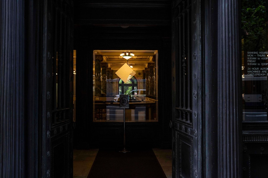 Bank doorway