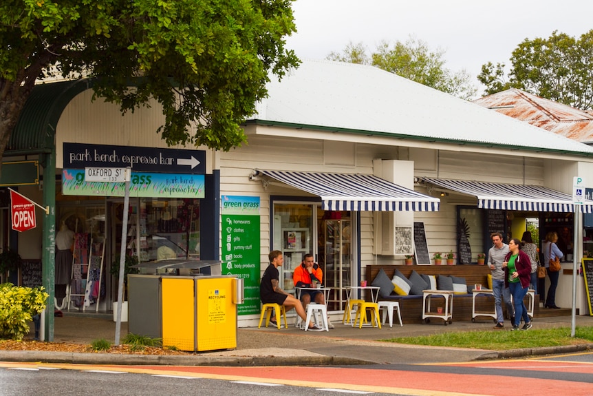 Cafes on Oxford Street in Bulimba in the seat of Griffith.