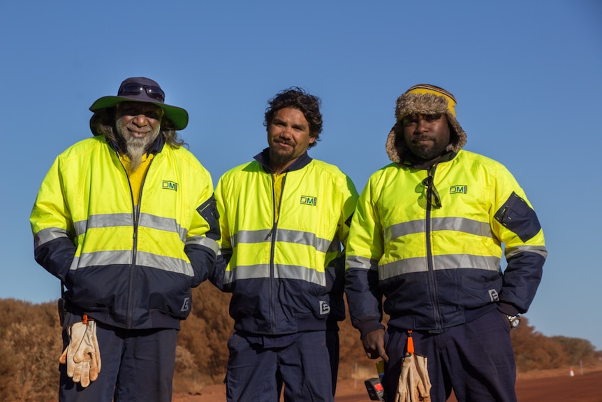 Wiluna road workers
