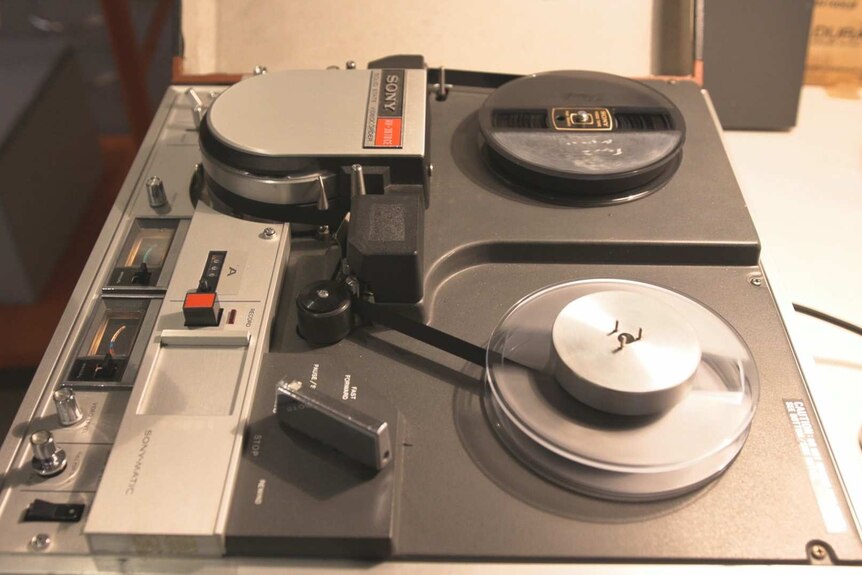 An old tape player used by The National Archives to help digitise video and audio