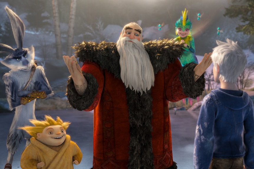 Santa, the Easter Bunny and other mythical figures gather
