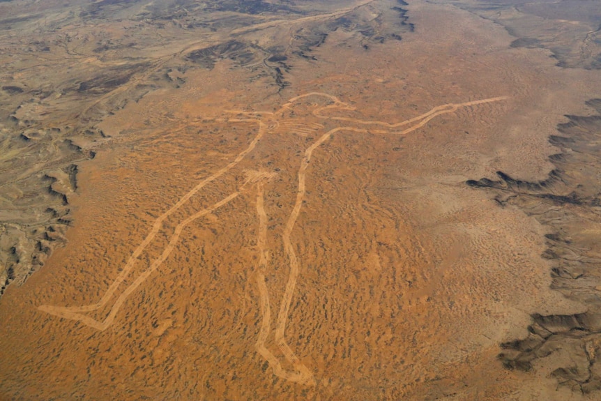 The Marree Man wide shot