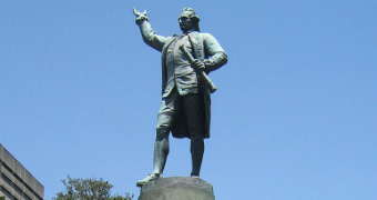 James Cook statue stands in Sydney's Hyde Park