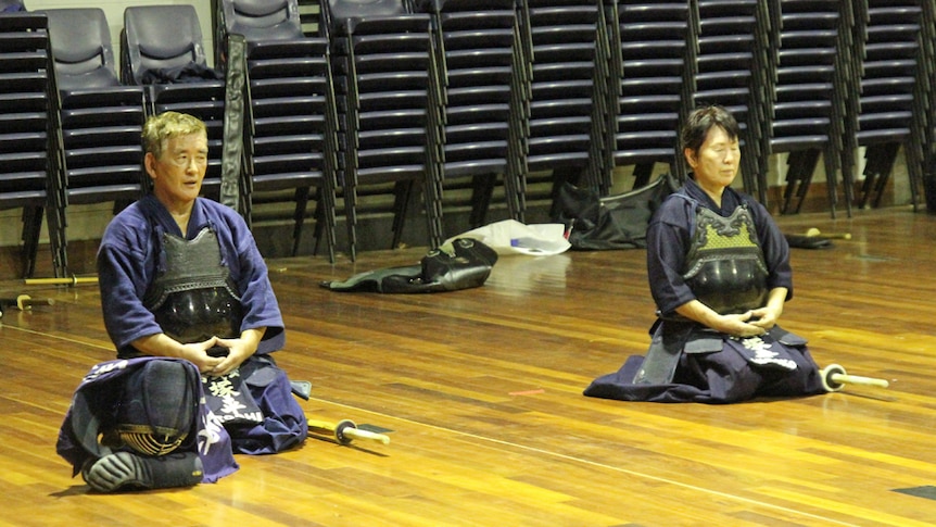 Gold Coast kendo sensei Toshi and Hiroko Tsukadaira