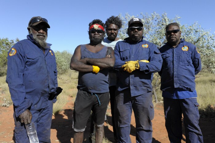 Group of male rangers