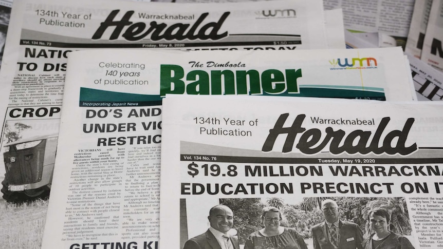Wimmera Mallee News publications the Warracknabeal Herald and Dimboola Banner.