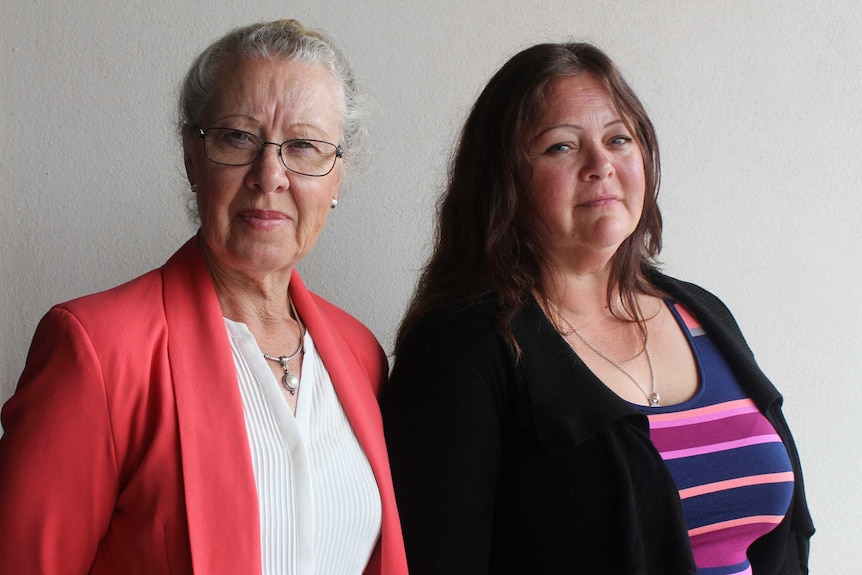 Great Southern Police Family and Domestic Violence Unit Sergeant Merryn Bojcun and domestic violence ambassador Sandra Wolfe.