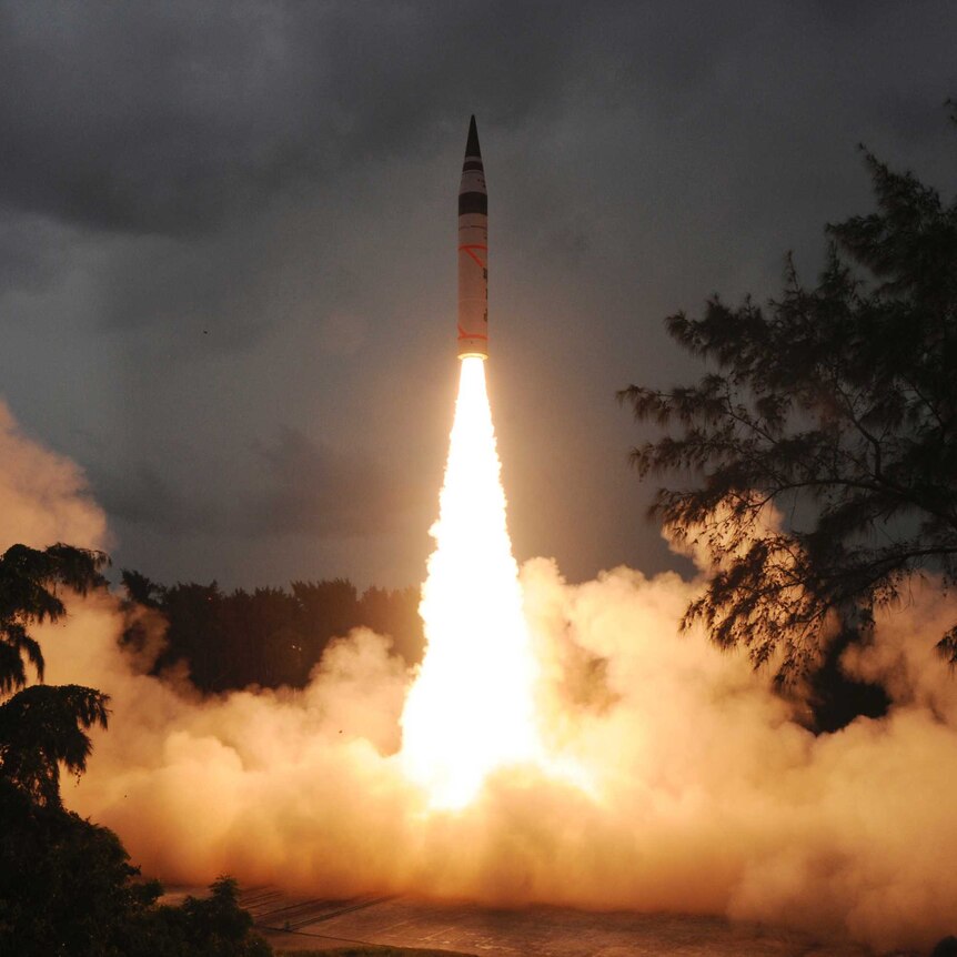 India successfully test-fired for a second time a nuclear-capable missile that can reach China and Europe
