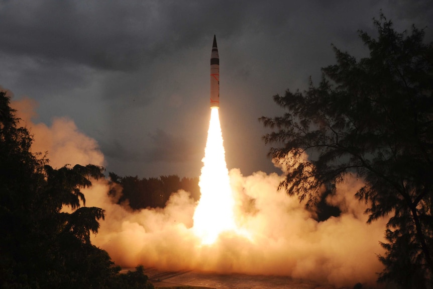 India successfully test-fired for a second time a nuclear-capable missile that can reach China and Europe