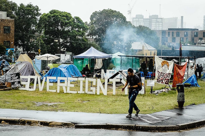 The Tent Embassy on The Block