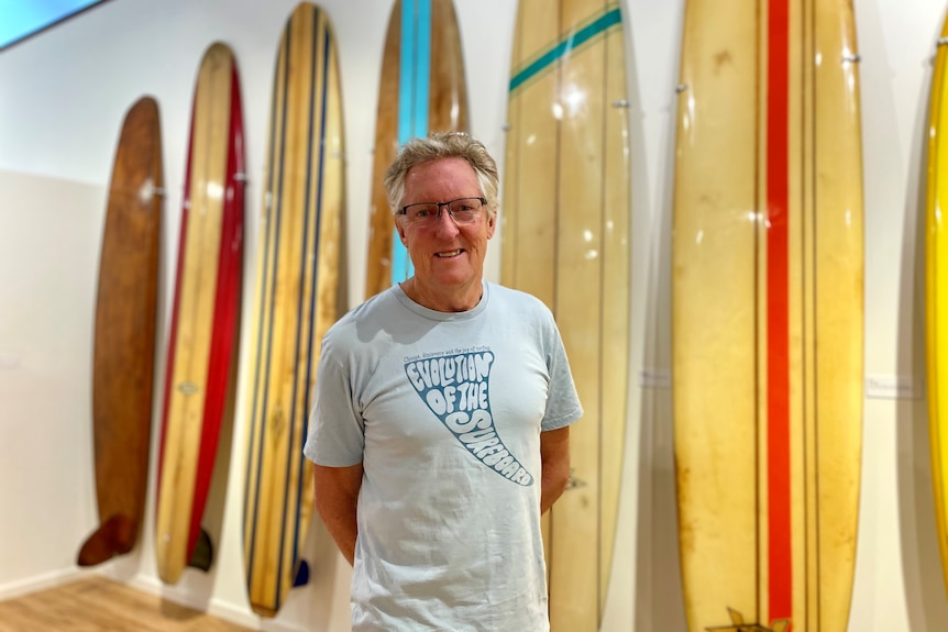 Man with surfboards