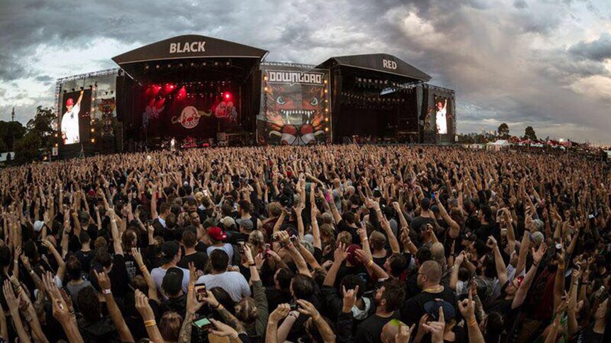 Crowd shot of Download Festival 2018