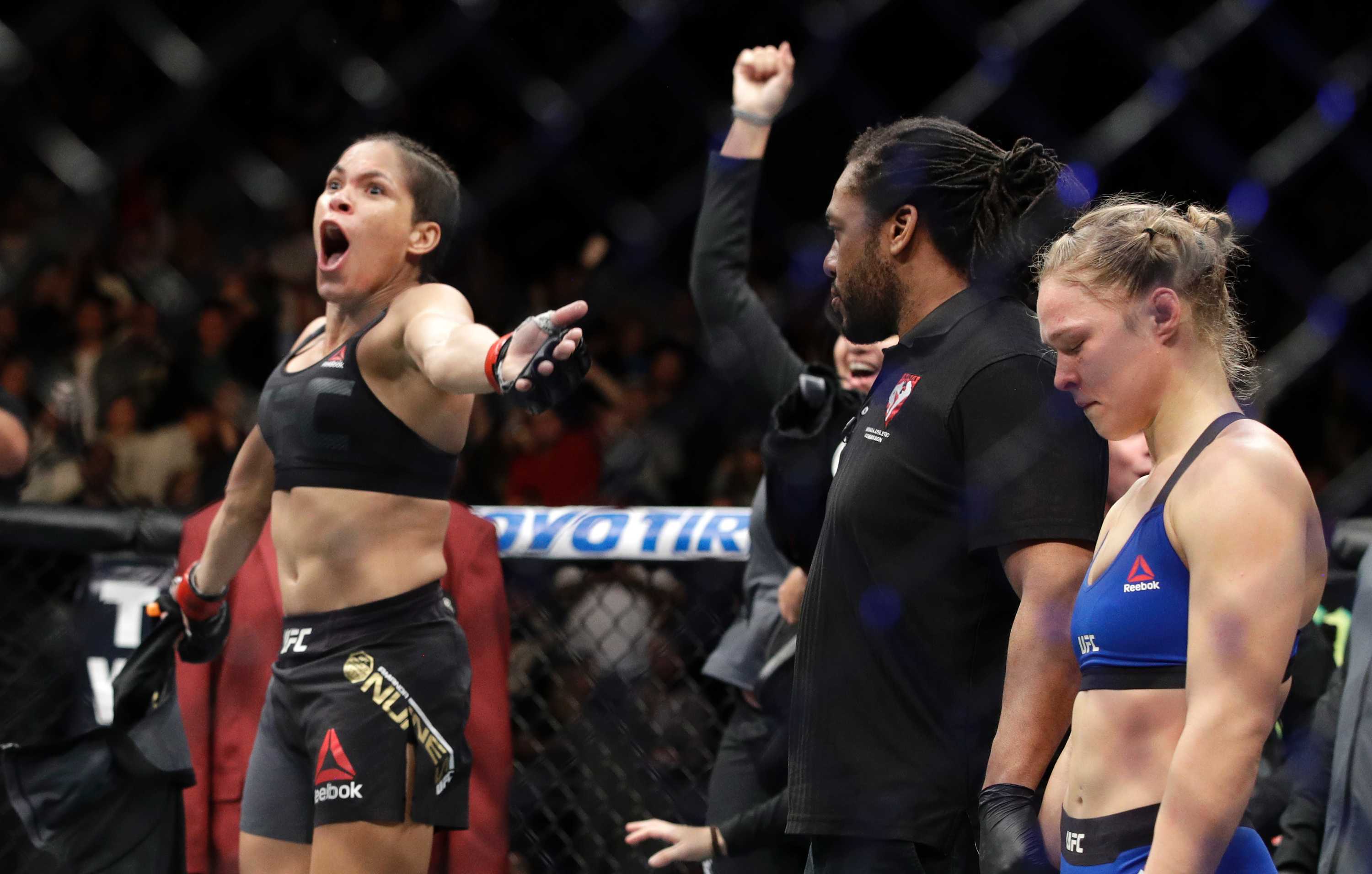 Ronda Rousey's UFC Return Ends Inside A Minute As Amanda Nunes Keeps ...