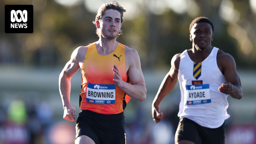 Während Rohan Browning sich aufwärmt und Torrie Lewis ausfällt, stiehlt Gout Gout den australischen Leichtathletik-Meisterschaften die Show