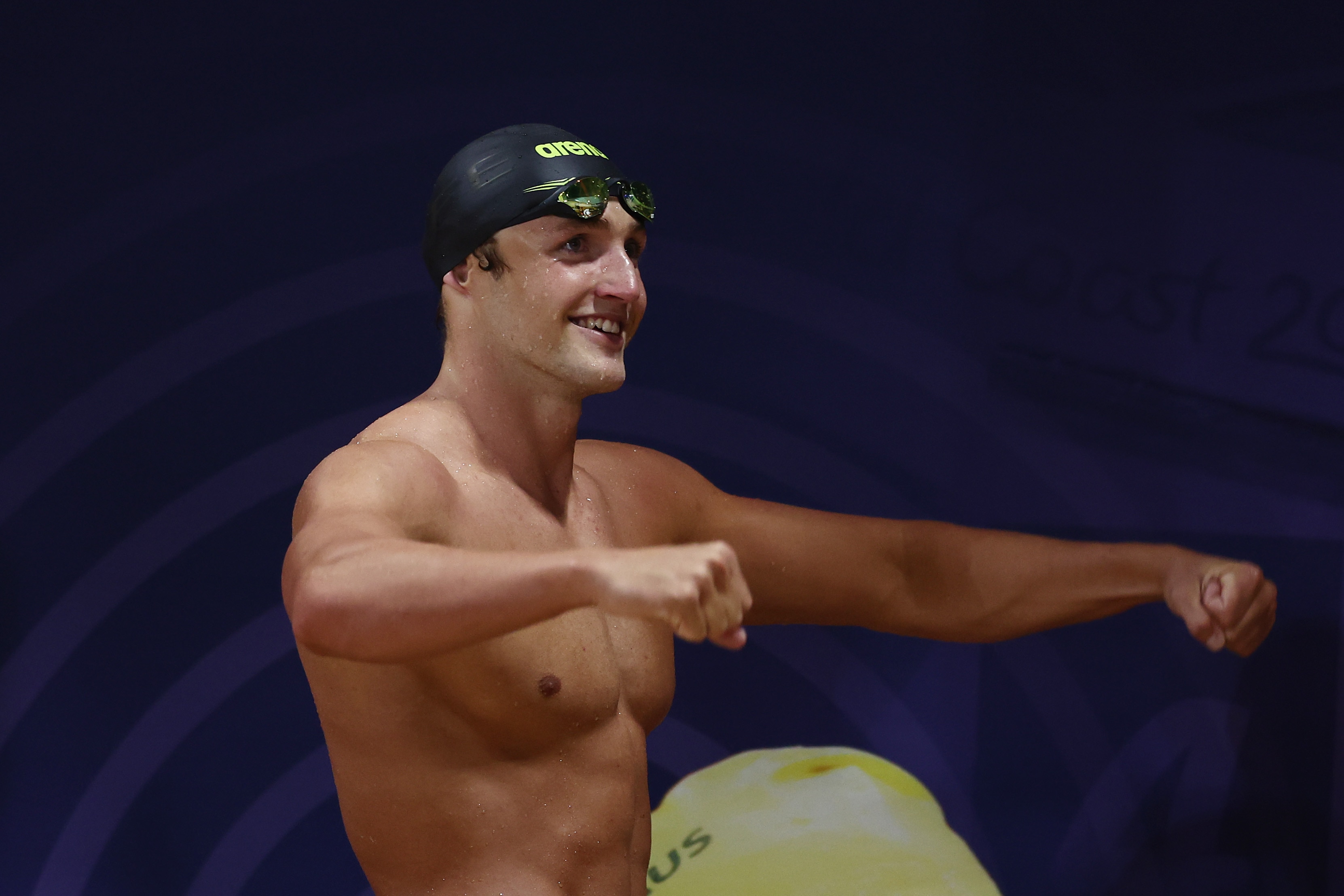 Gideon Burns comemora