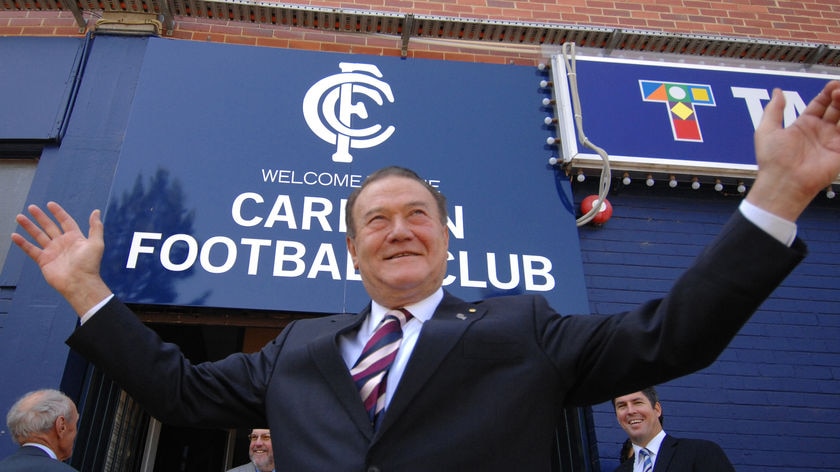 Richard Pratt enjoyed a lifelong involvement with the Carlton Football Club.