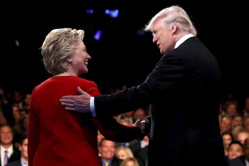 The prospect of Hillary Clinton taking on Donald Trump, pictured, again may scare many Democrats