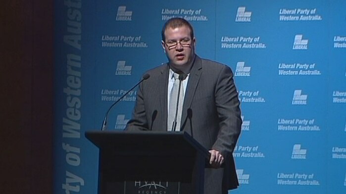 Ben Morton at the WA Liberal Party conference