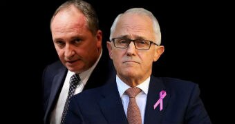 Barnaby Joyce and Malcolm Turnbull.