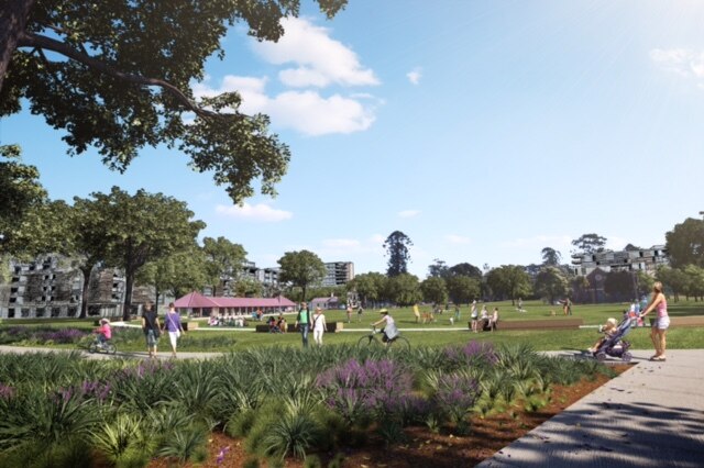 Artist's impression of the redeveloped site